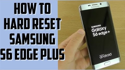 Samsung s6 edge plus hard reset 2022 || s6 edge plus factory reset (without pc)