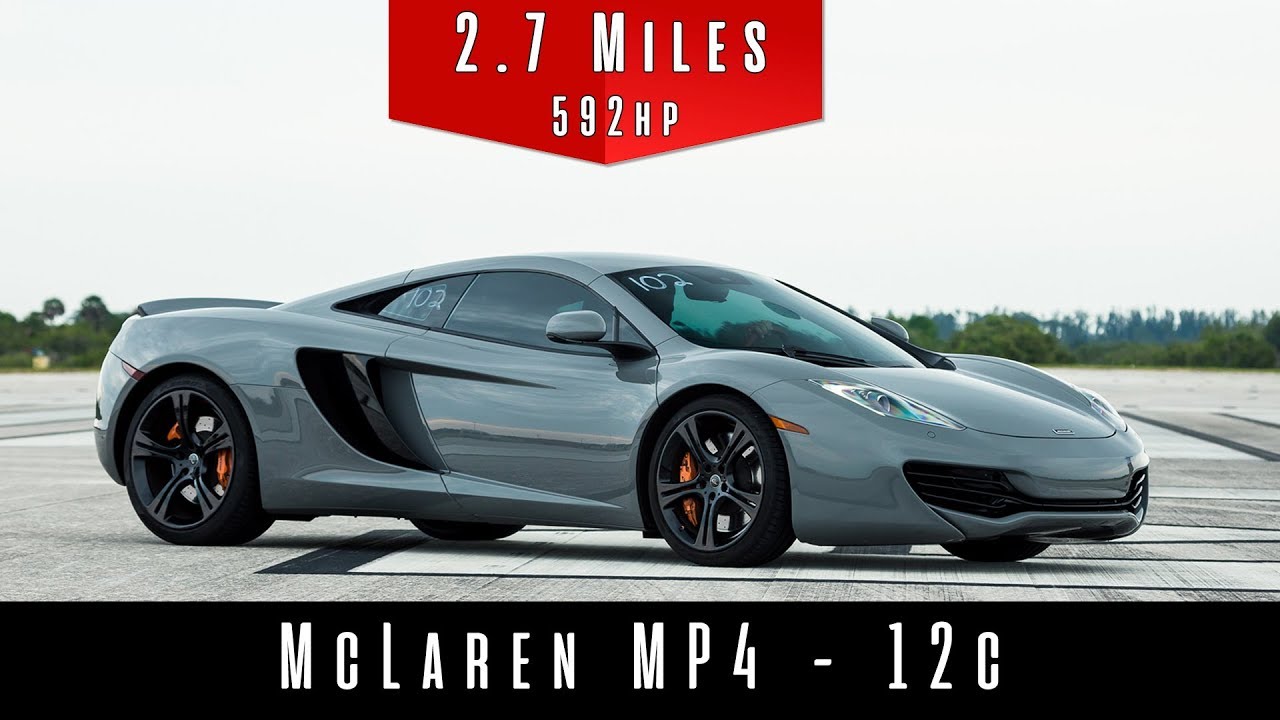 Mclaren Mp4 12c Top Speed Youtube