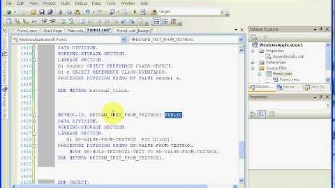 NetCOBOL for .NET Tutorial: Retrieving Data Passed Back to Your Program