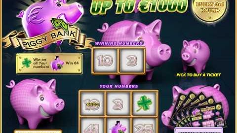 Piggy Bank Video Scratch game