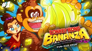 【ドンキーコングバナンザ】#1 🍌 ドンキー新作を初見プレイ‼️【生配信】