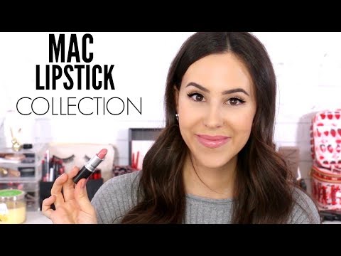 MAC Lipstick Collection || Mac Lipstick Frost Finish Review