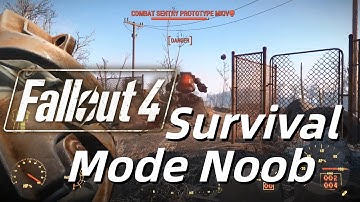 First Time playing Survival Mode in Fallout 4! And it