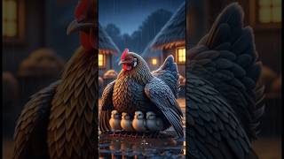 माँ मुर्गी का सच्चा प्यार 🐔💧 | Emotional Village Story | Hindi Moral Story #cartoon #animalstory