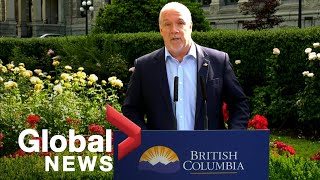 Coronavirus: B.C. Premier John Horgan pleads with public to stop spreading COVID-19 | FULL