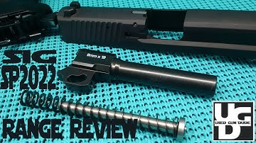 Sig Sauer SP2022 9mm Range Review, Awesome Gun, but...