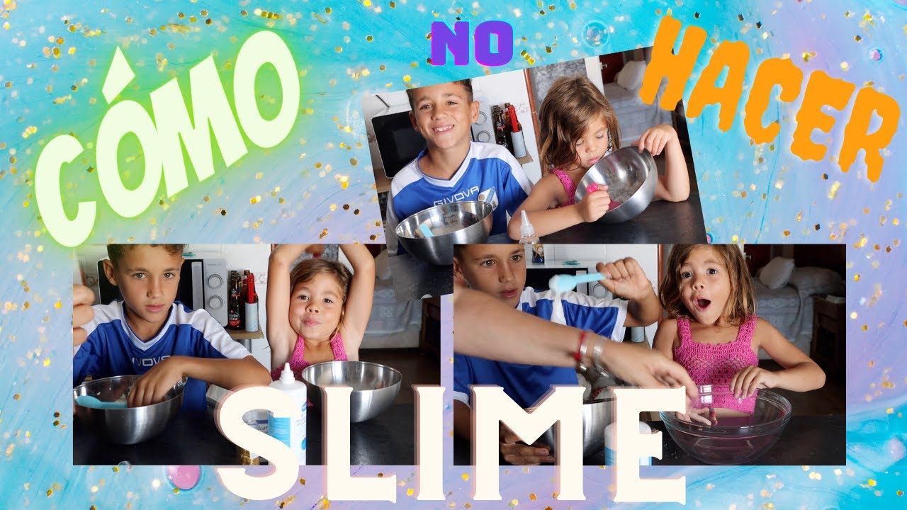 Como hacer slime con cola