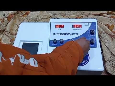 Digital Visible Spectrophotometer
