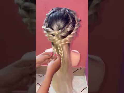 Easy hairstyles tutorial|Puja's Glam World #shorts #hairstyle  #weddinghairstyle #hairstyleideas