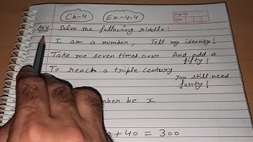 Q 4, Ex 4.4 - Simple Equations - Chapter 4 - maths class 7th - NCERT