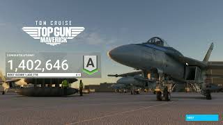 พึ่งดูหนังมาอารมณ์มันค้าง | MFS2020: modules F/A-18E Super Hornet Maverick | low altitude challenge
