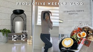 Productive Few Days In My Life | 5am's , What I Eat, Med-School, Pancake dates +more