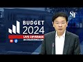 Live singapore budget 2024 statement by dpm lawrence wong