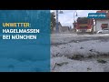 Unwetter: Hagelmassen bei München (23.06.2021)