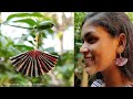 Tutorial - Origami Fan earrings || DIY paper earrings jewelry
