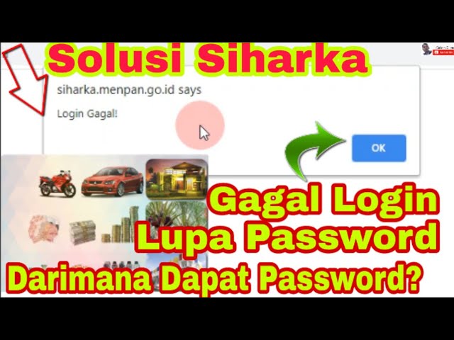 Lupa Password Akun Siharka Lhkasn Siharka Selalu Gagal Login Cara Mendapatkan Password Siharka Youtube
