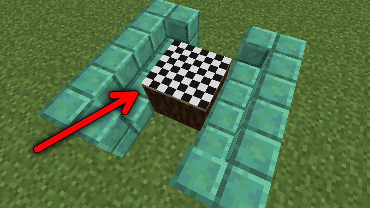 How to make Chess in minecraft within 60 seconds...! - YouTube