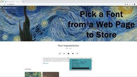 ColorFont - Color and Font Picker
