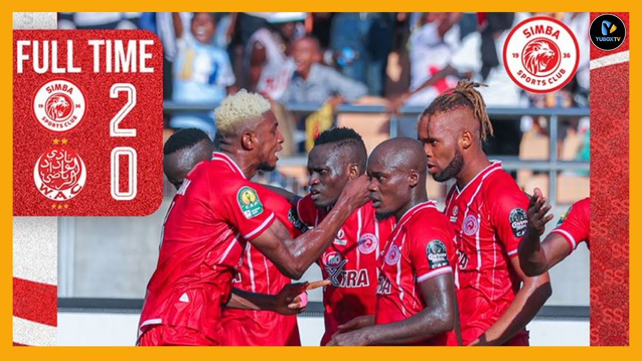 MAGOLI YOTESimba Vs Wydad Casablanca 2 0All Goals  Extended Highlights CAF Champion League 2023