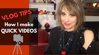 Vlog Tips: How To Create Quick Videos for Youtube + social media over livestream