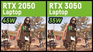 RTX 2050 45W vs RTX 3050 35W // Laptop