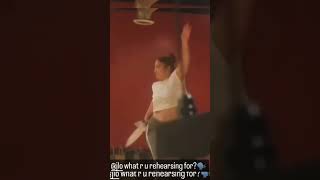 Jennifer Lopez Rehearsing For A Dance With Umbrella