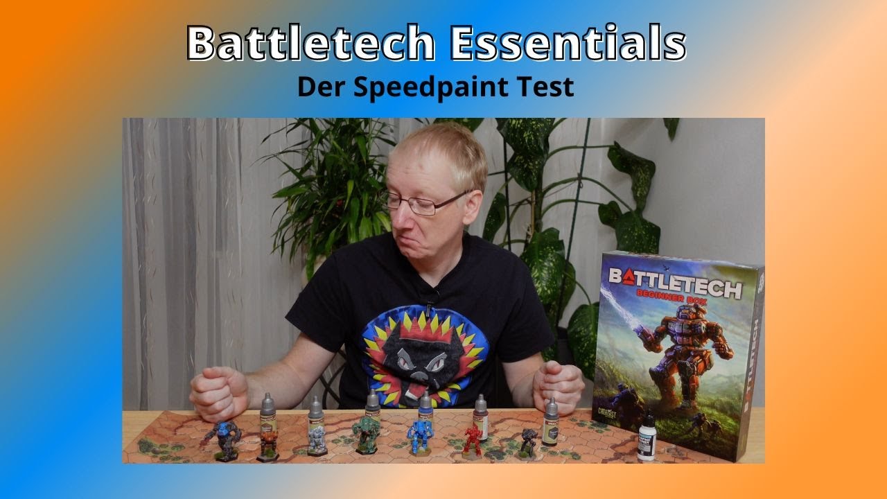 Battletech Speedpaint Test - ein Fazit #review - YouTube