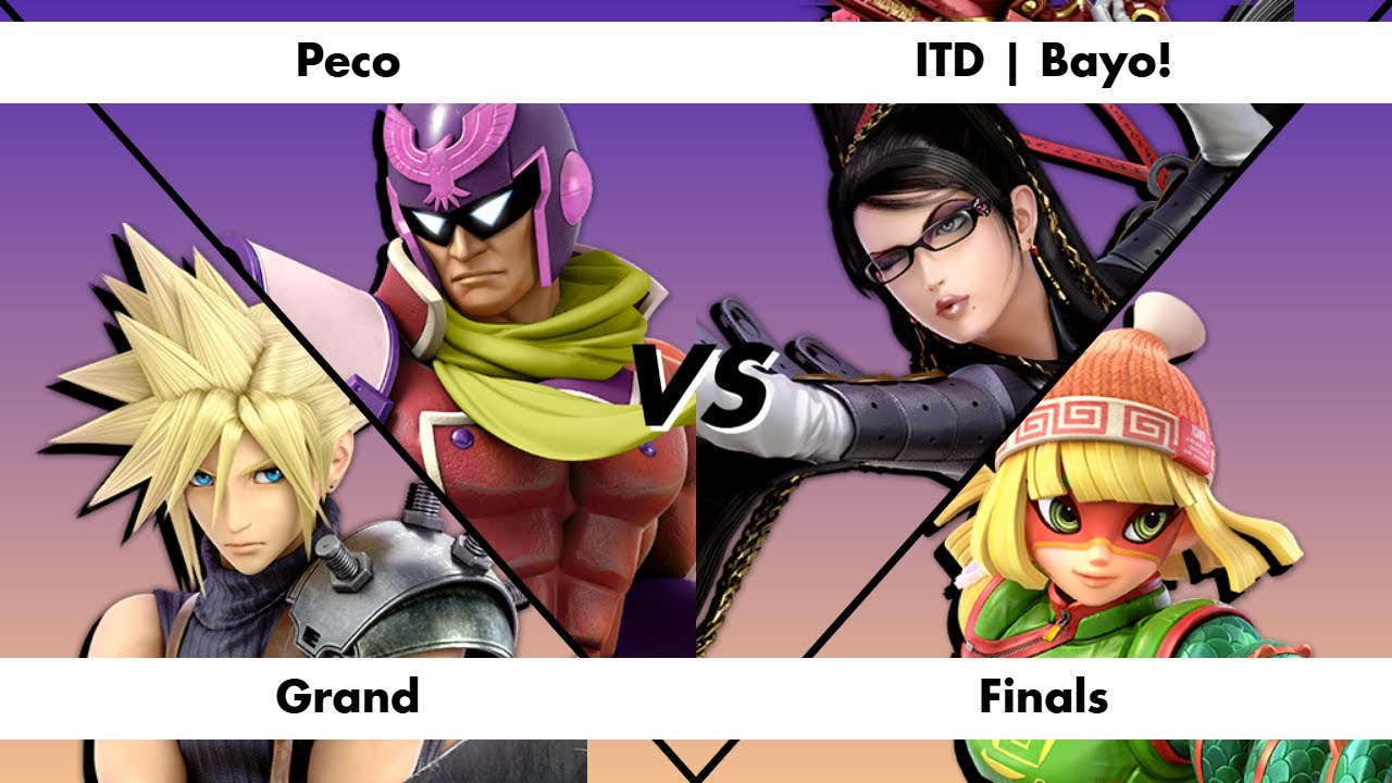 Zout Burger: Last Attempt | Peco (Falcon / Cloud) vs ITD | Bayo (Min Min / Bayonetta) | Grand Finals