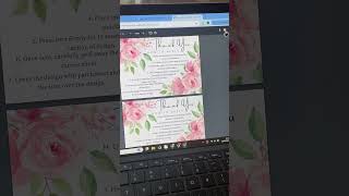 Print and create business thank you cards on canva. #smallbusinessowner #cricutsidehustle