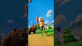 Surviving a MASSIVE Bear Attack! (Base Building) 🐻🛡️#viral #shorts
