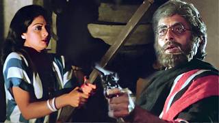 डेविड के ऊपर हुआ अचानक हमला | Hindi Movie | Aakhree Raasta | Amitabh Bachchan, Sridevi, Jaya Prada