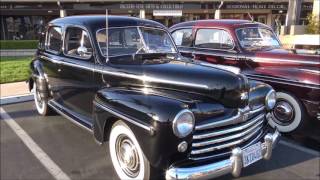 1948 Ford Super Deluxe,  1948 Mercury Eight, 1950 Pontiac Strealiner
