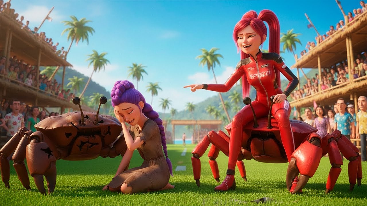 RUMI Gets Crab Race Championship - KPOP Demon Hunters