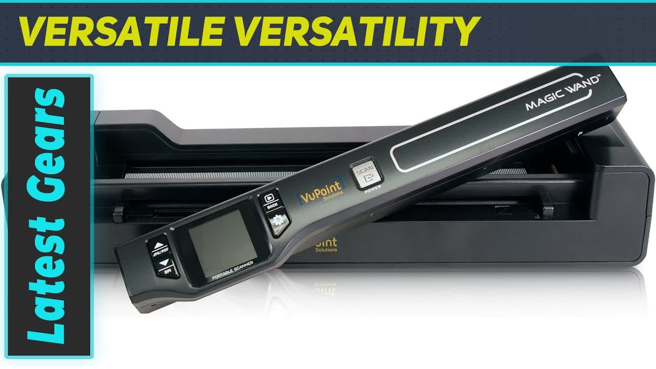 Vupoint Solutions Magic Wand Portable Scanner with Color LCD Display ...