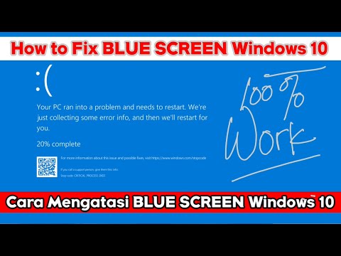 WOW Begini Cara Mengatasi Blue Screen - Layar Biru Windows 10 | How To Fix Blue Screen Windows 10 ☑️