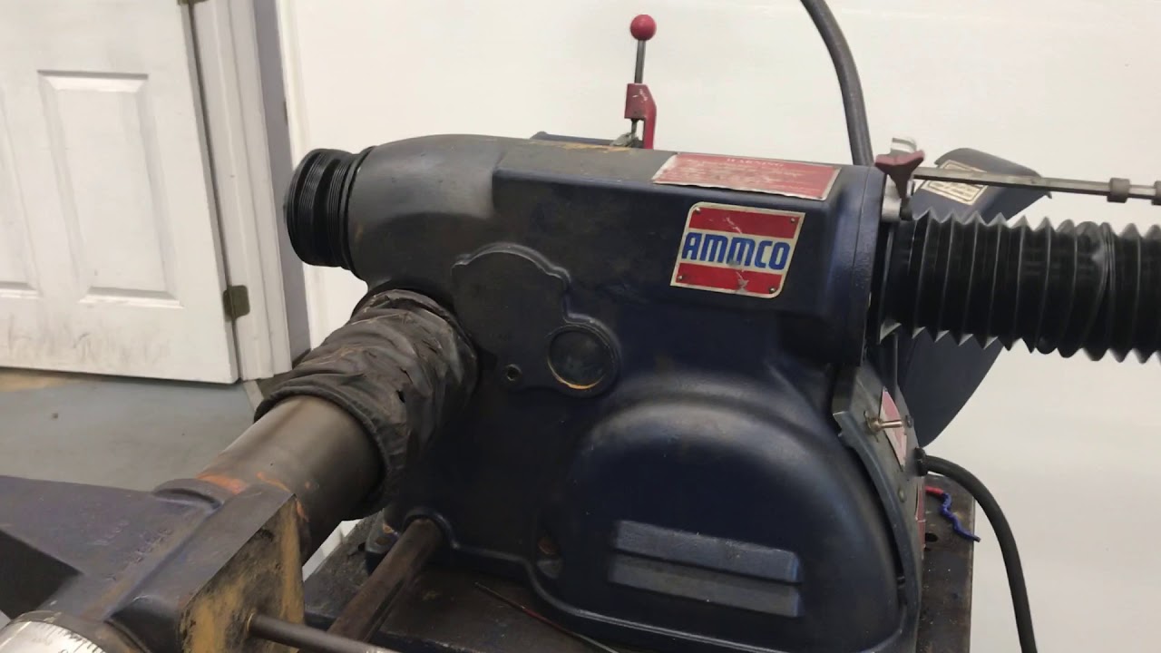 Ammco 4000 Series Crossfeed Boot Replacement