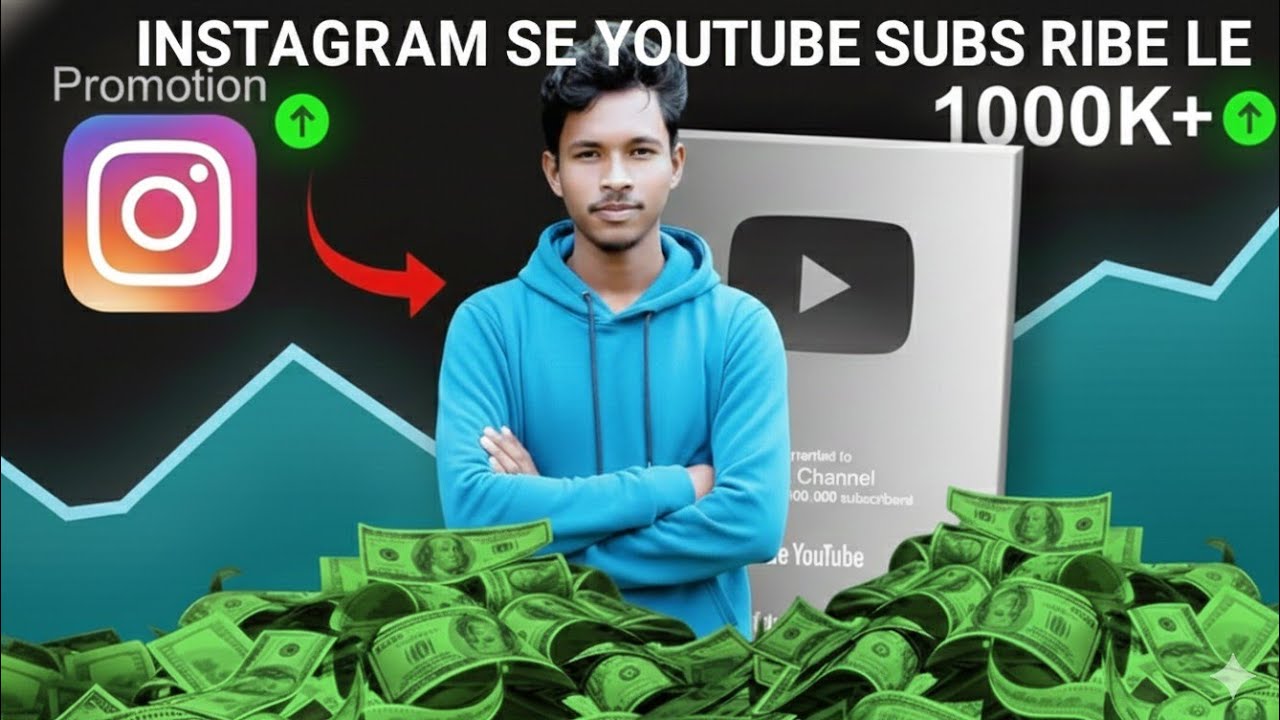 Instagram se YouTube Subscribers Kaise Badhaye | 1000 Subs Fast 🔥