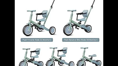 Newyoo Toddler Tricycle. 5 in 1 Trike. Unboxing and Review.