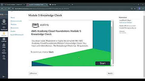 Module 5 Knowledge Check | Networking and Content Delivery | AWS Academy | AWS cloud foundations|AWS