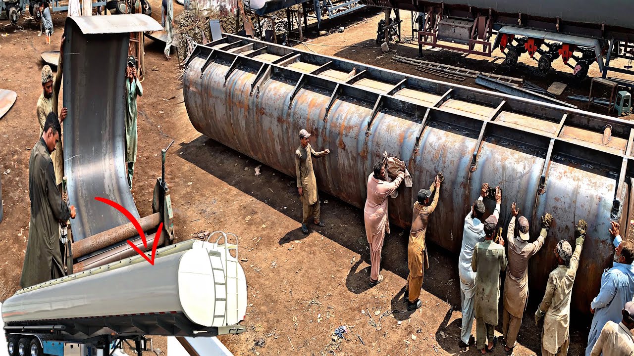 Amazing Process of Building 50,000 Liter Massive Oil Tank