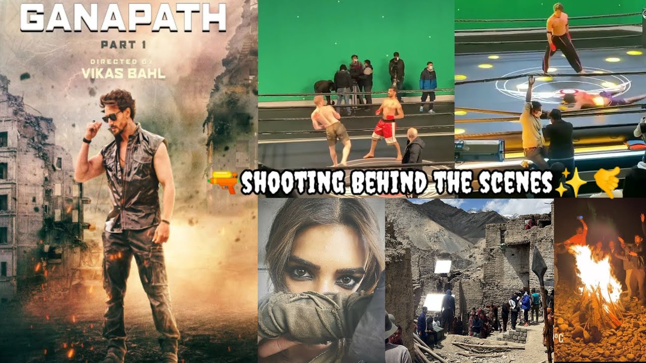 Ganapath Part-1 Amazing Shooting Behind The Scenes Share | Tiger Shroff | Kriti Sanon | From Ladakh
