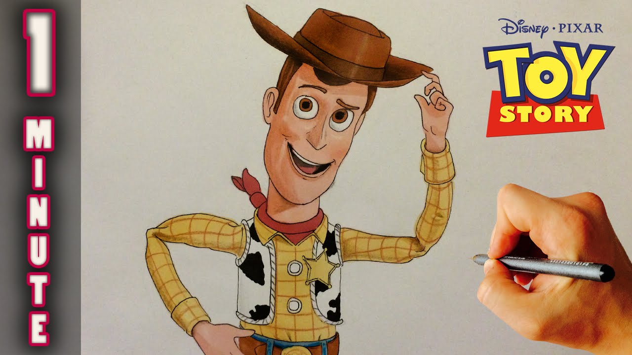 How to Draw Woody from Toy Story - Really Easy Drawing Tutorial