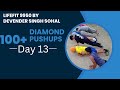 100 diamond pushups challenge day 13viral shortsshortmotivation trending shorts