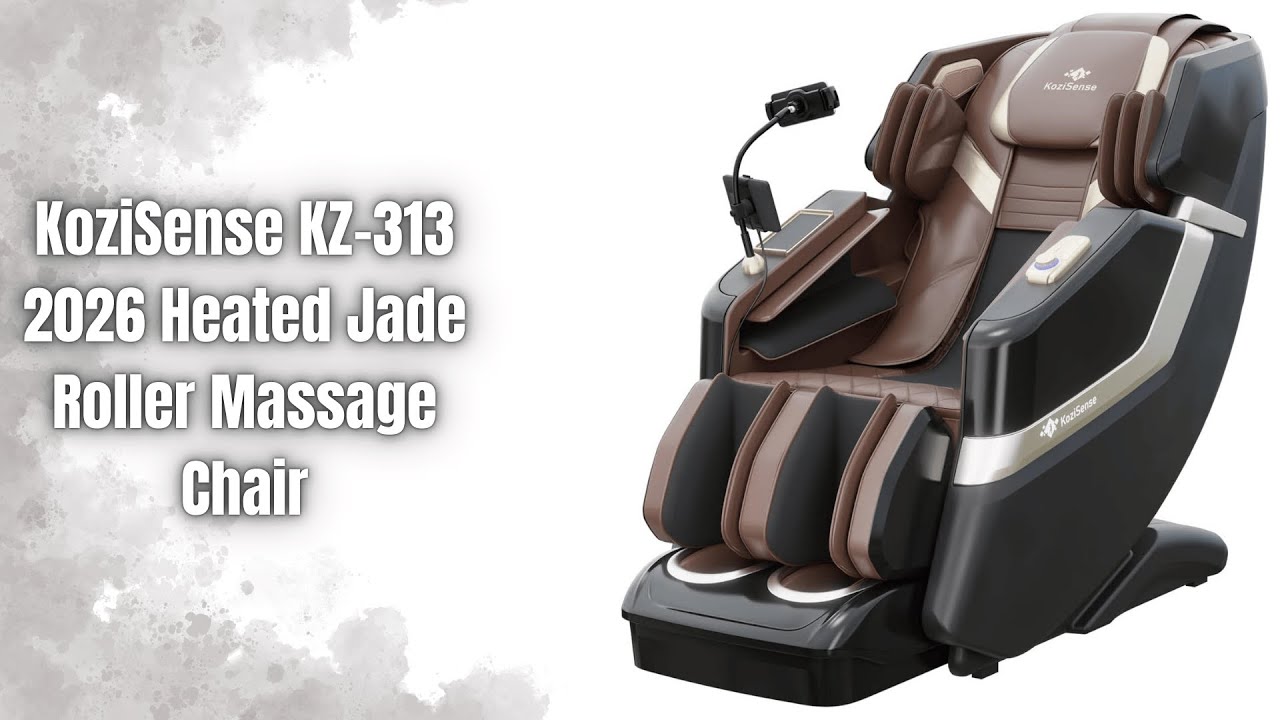 KoziSense KZ-313 Massage Chair Review | Jade Roller + Zero Gravity