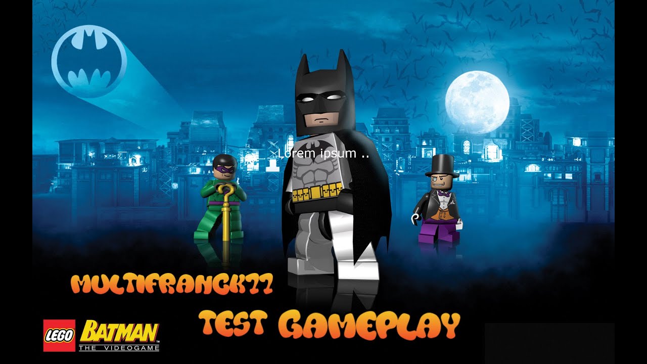 LEGO BATMAN TEST GAMEPLAY XBOX 360 / XBOX SERIE X?????? - YouTube