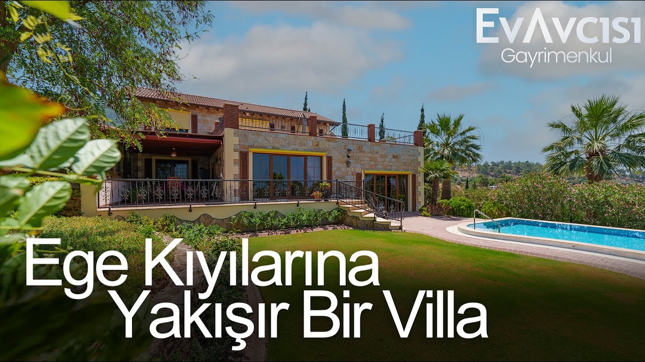 İzmir Özdere'de Deniz Manzaralı ve Geniş Bahçeli Villa I İzmir'de Satılık Villa (satıştan kalktı)