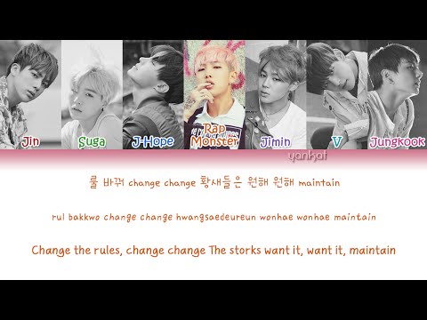 BTS - Crow Tit/Try-Hard (뱁새) (Color Coded Han|Rom|Eng Lyrics) | by Yankat