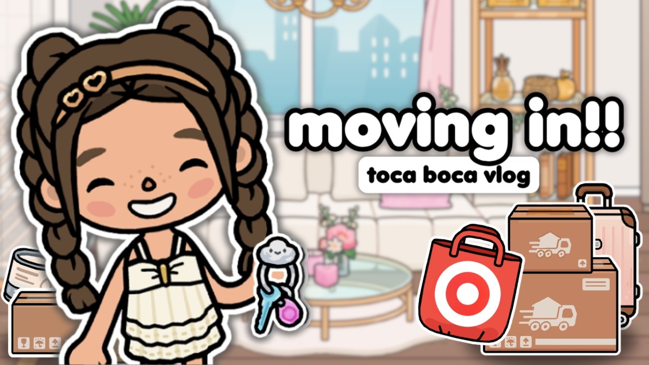 MOVING IN to my DREAM Youtuber Apartment! 🔑 (Toca Boca Roleplay)
