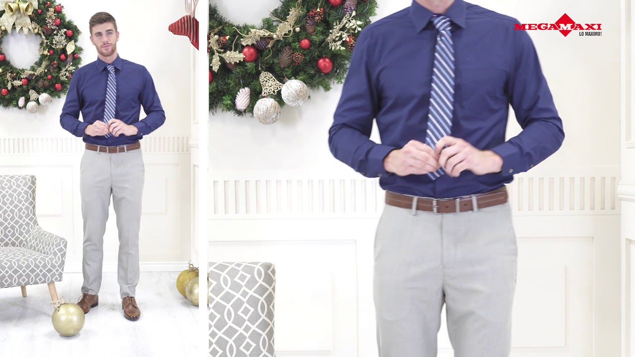 Look formal camisa azul