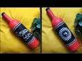 Bottle Painting|DIY Bottle Painting|Easy Bottle art|warli Art Step By Step For Beginners